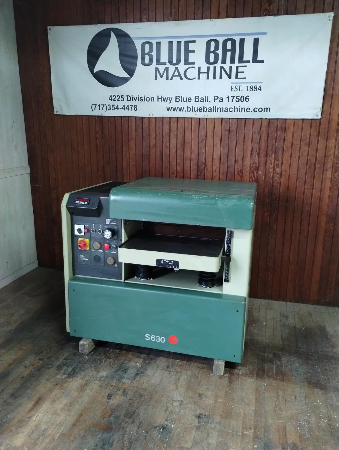 SCMI S630 24 Inch Planer w Helical head Image