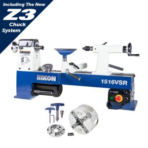 Rikon 12” x 16-1/2” VSRK Midi Lathe incl. Z3 Chuck System Image